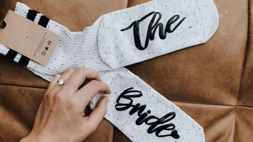 The Bride Socks – Wedding Day Comfort