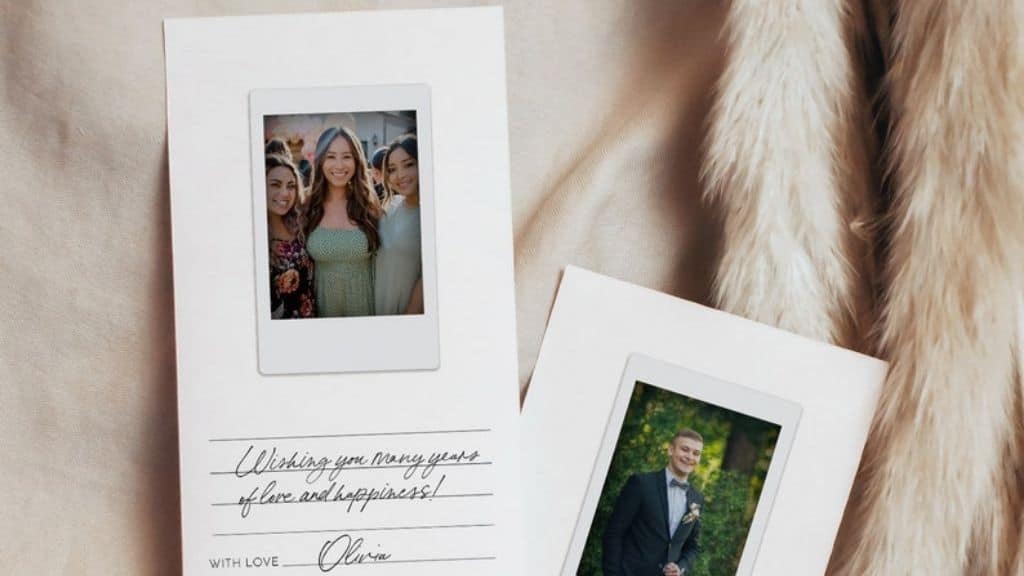 Instax Wedding Guestbook Cards Template