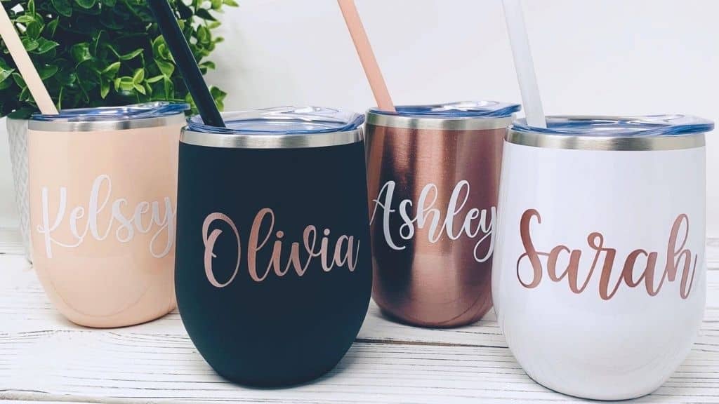 Personalized Stainless Steel Wine Tumbler