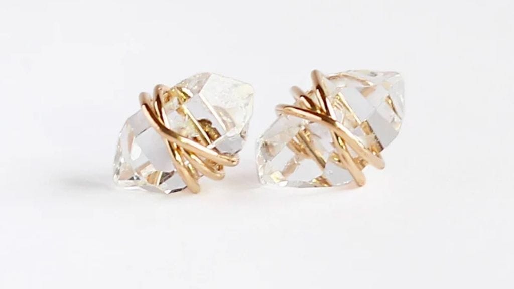 Herkimer Diamond Stud Earrings