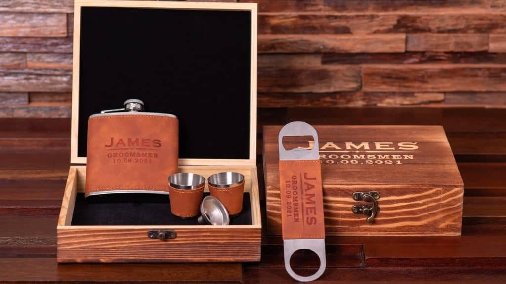 Personalized Groomsmen Proposal Box Set