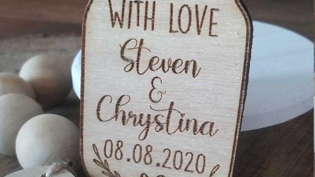 Mason Jar Magnet Wedding Favors