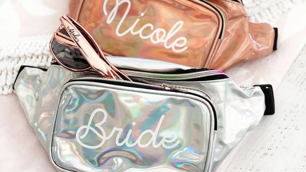 Metallic Fanny Pack for Bridesmaids