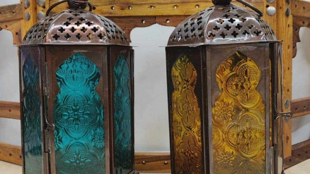 Moroccan Style Handmade Glass Lanterns