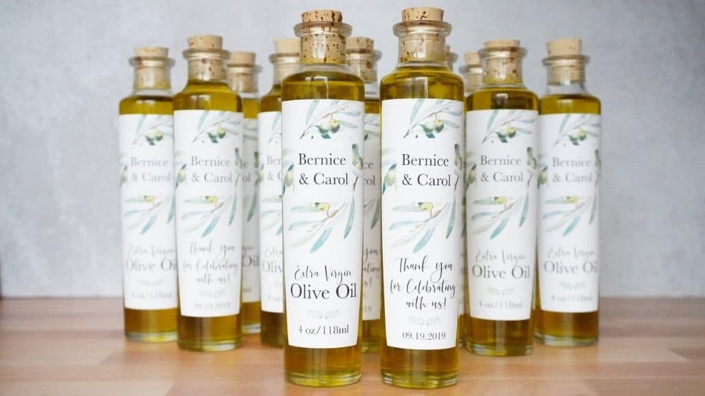 Olive You Olive Oil Wedding Favor
