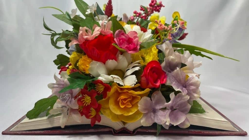The Scarlet Pimpernel Faux Flower Bouquet