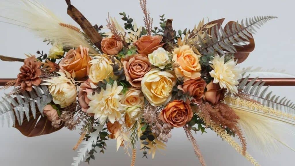Pampas Grass Artificial Flower Arrangement