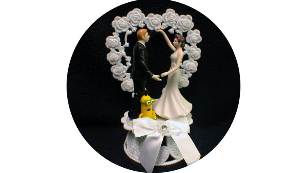 Despicable Me Minion Porcelain Wedding Topper