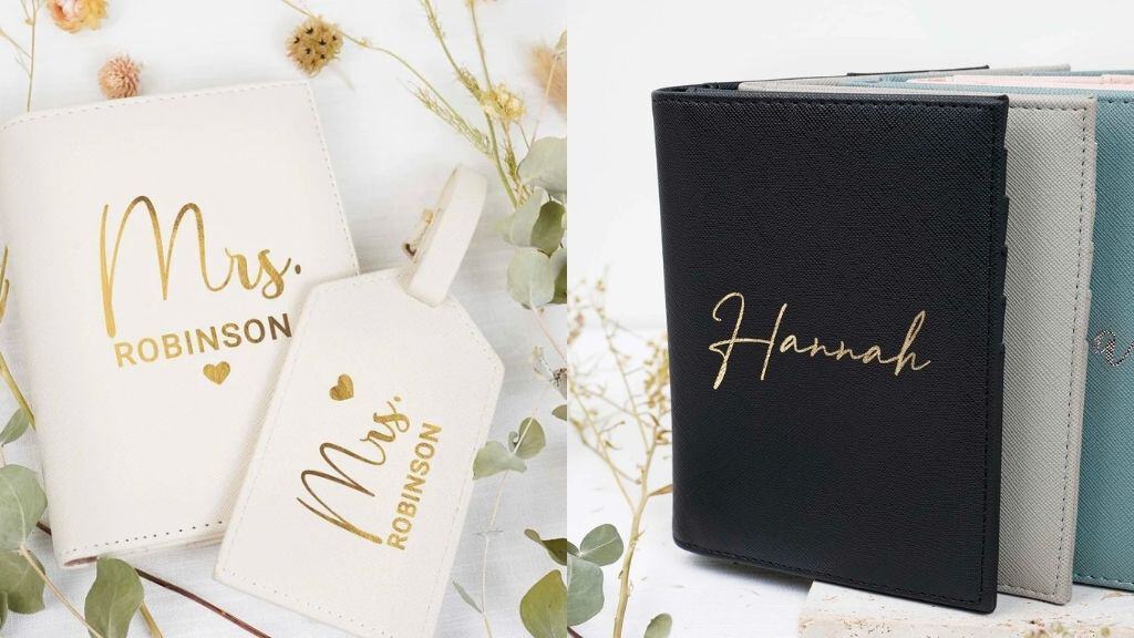 Custom Leather-Look Passport Cover