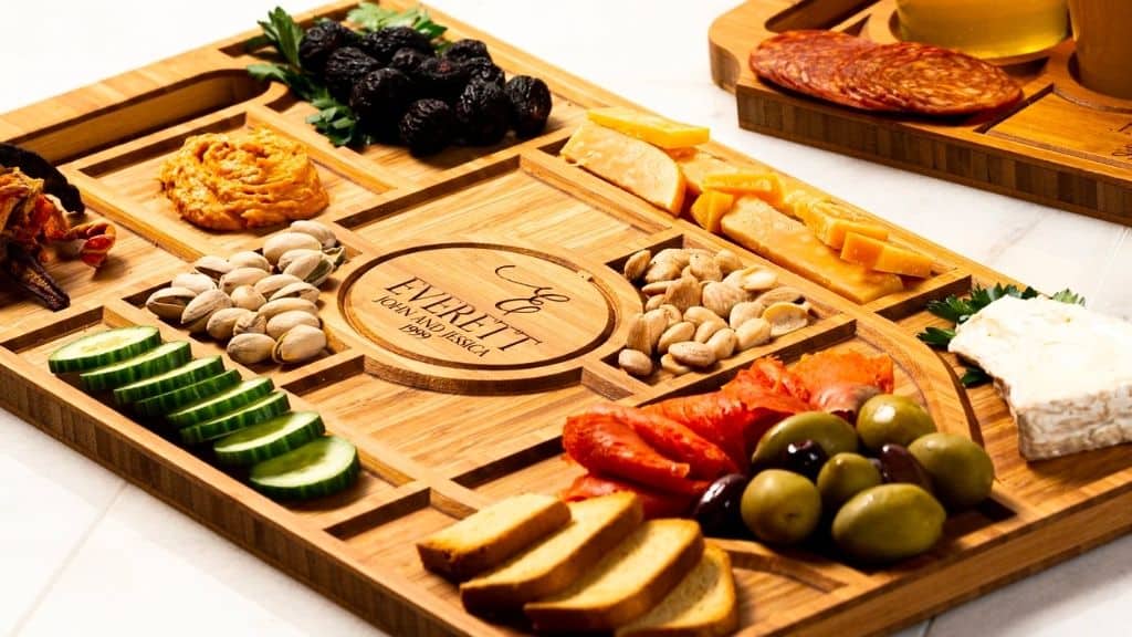 Personalized Charcuterie and Beer Flight Trays