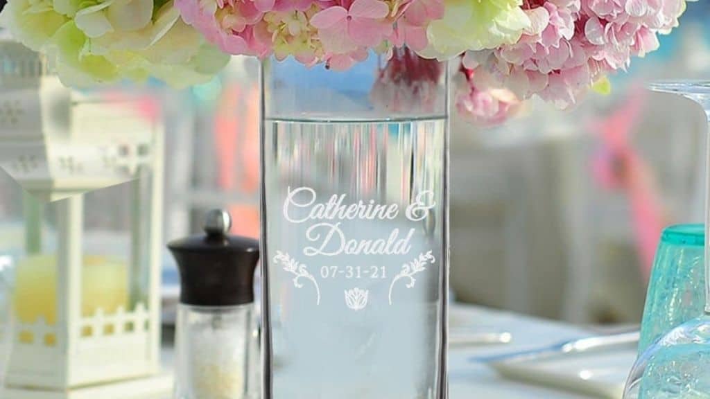 Customizable Flower Vase with 9 Designs