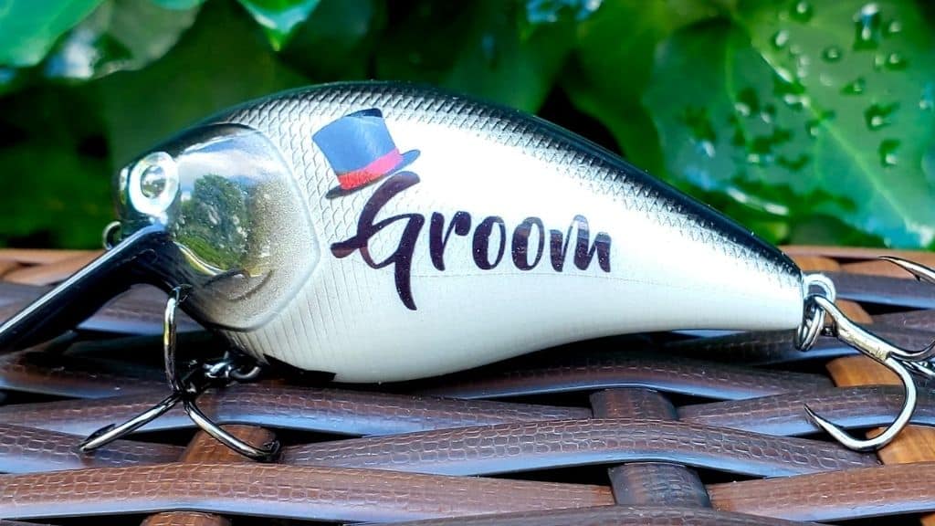 Top Hat Personalized Groom Fishing Lure