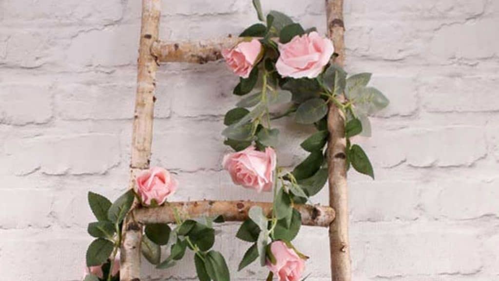 Pink Rose Flower Garland