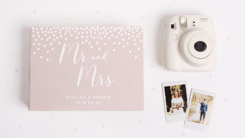 Polka Dot Wedding Guest Book