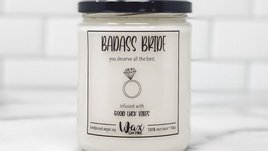 Badass Bride Natural Soy Wax Candle