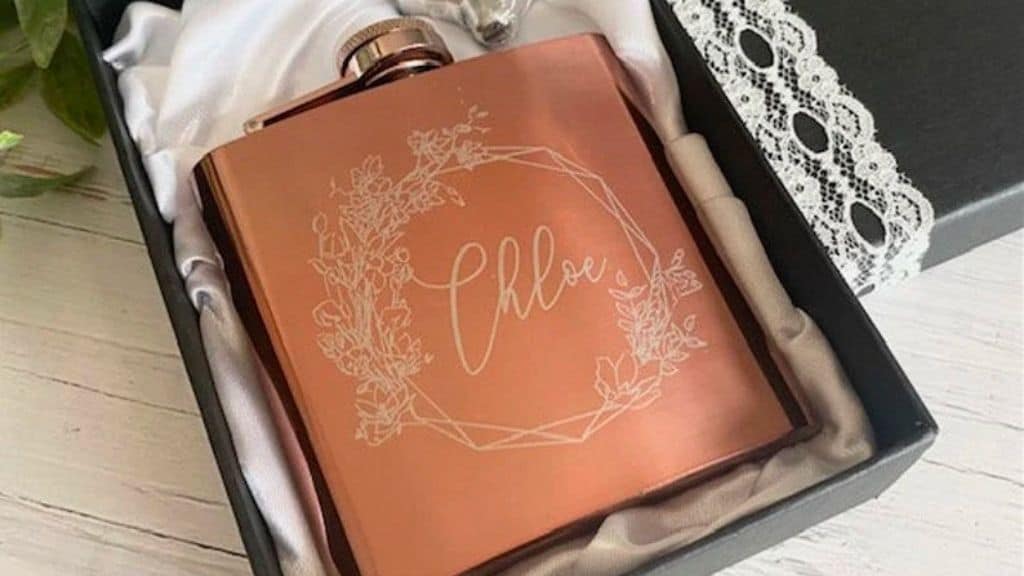 Personalized Stainless Steel Flask for Women