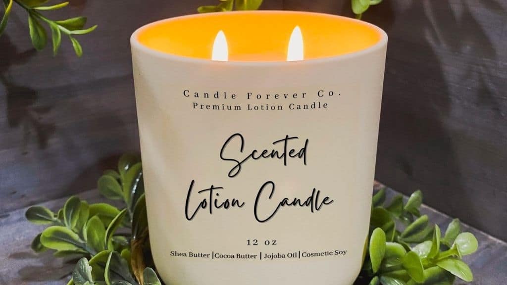 Natural Scented Lotion Candle