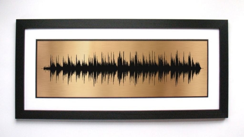 Custom Song Sound Wave Art