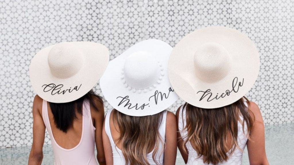 Personalized Sun Hat with Wide Brim
