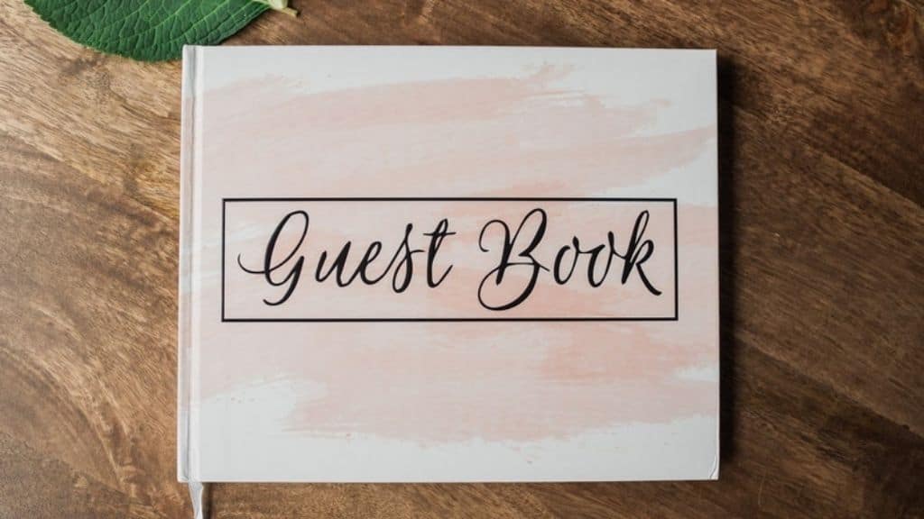Modern Wedding Guest Book