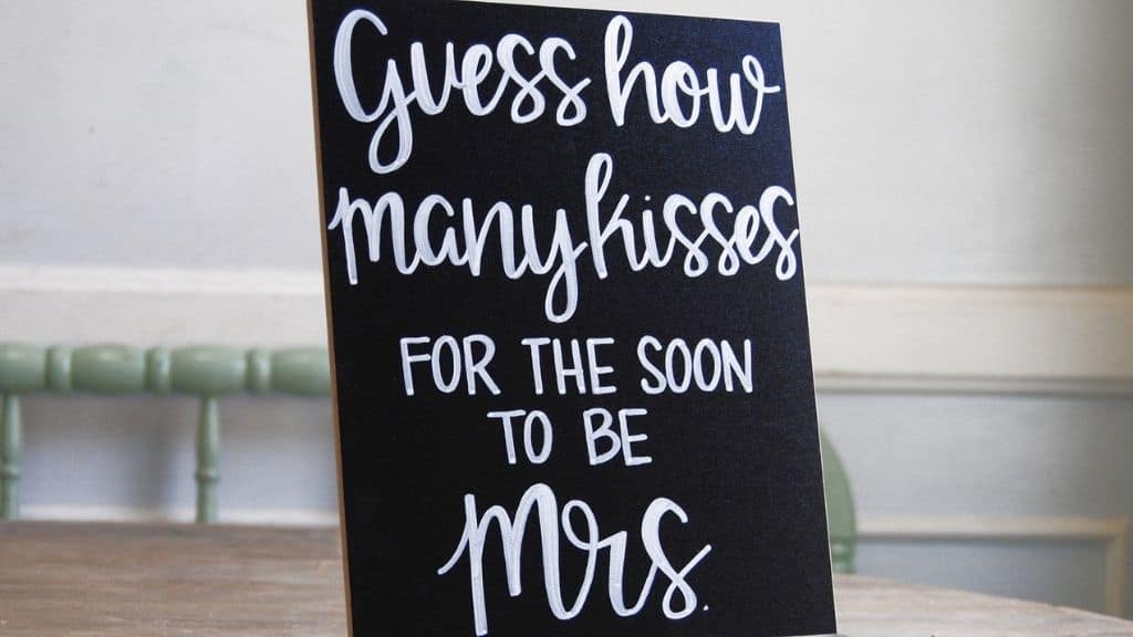 Chalkboard Sign with Stand