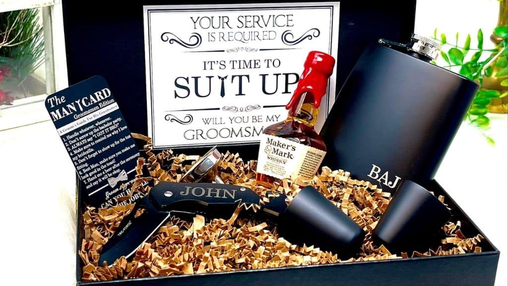 Personalized Groomsmen Proposal Gift Box