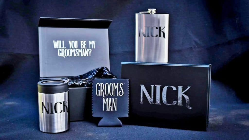 Personalized Magnetic Groomsman Gift Box