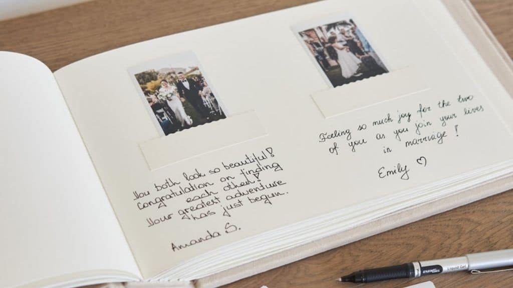 Velvet Personalized Wedding Guest Album