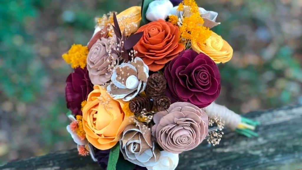 Fall Flower Scented Wedding Bouquet