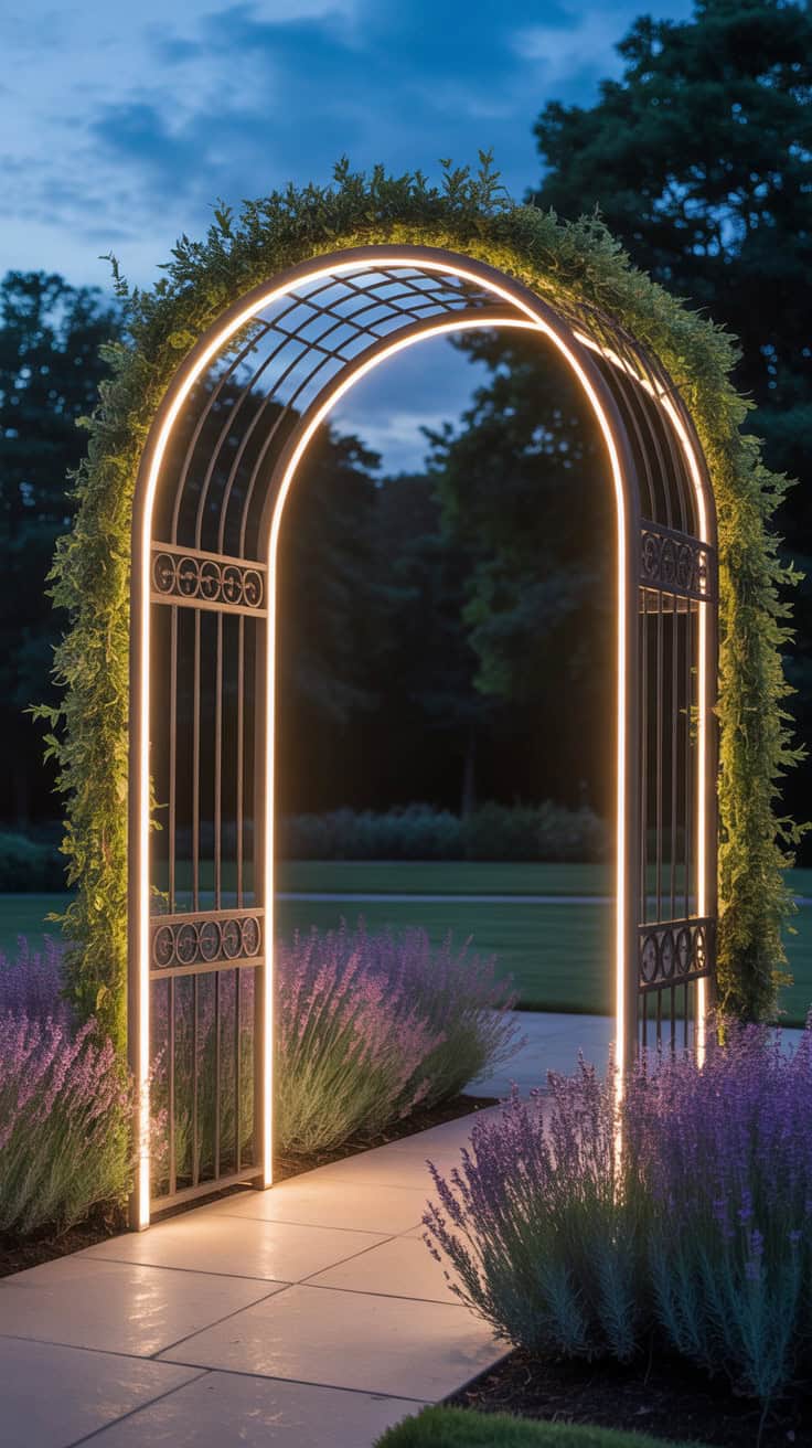 a photograph of a gracefully curved