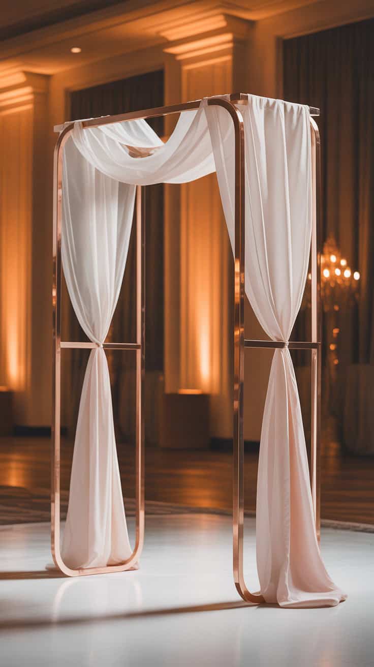 a photograph of a rectangular wedding ar 1oU5xjjaRV