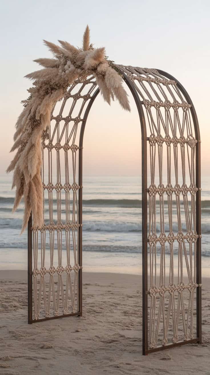 a photograph of an ornate metal archway