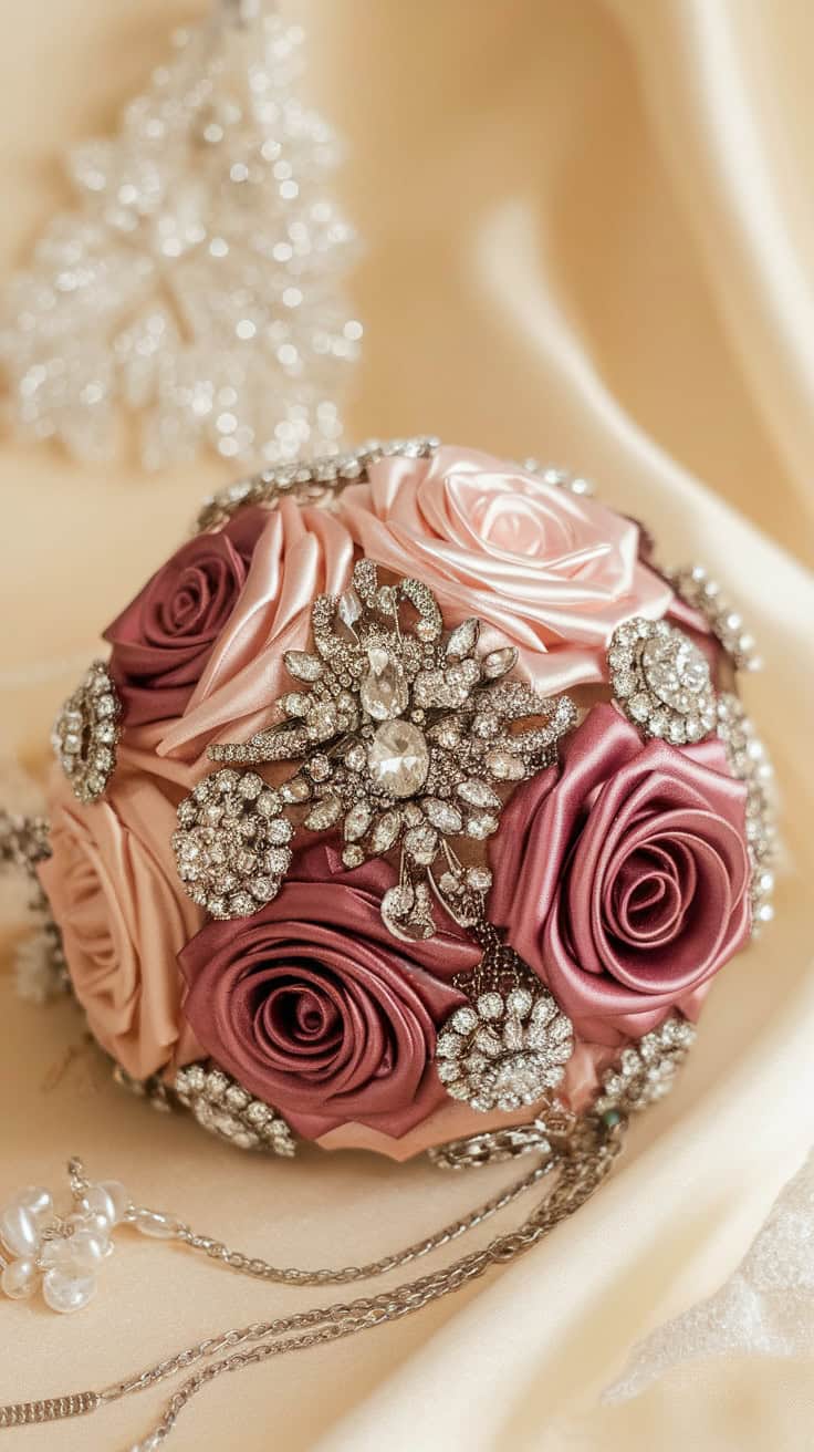 a photorealistic image of a brooch bouqu qki7m81zQtqU9biwLfXCzg kY A6RMsQbC1DSpw7ylfLQ