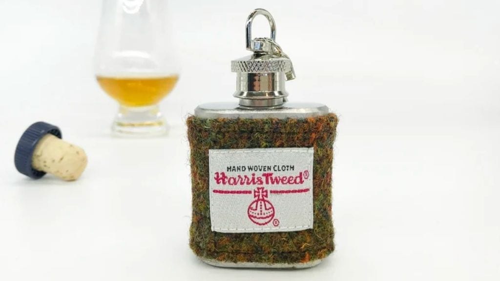 Hip Flask with Harris Tweed® Sleeve