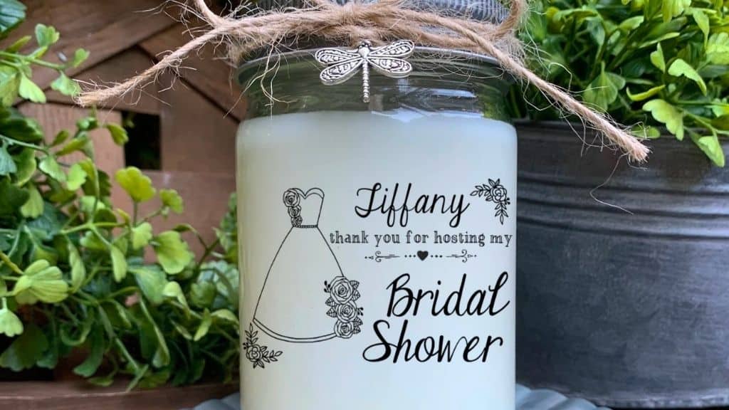 Fireflies & Candlelight Bridal Shower Candle