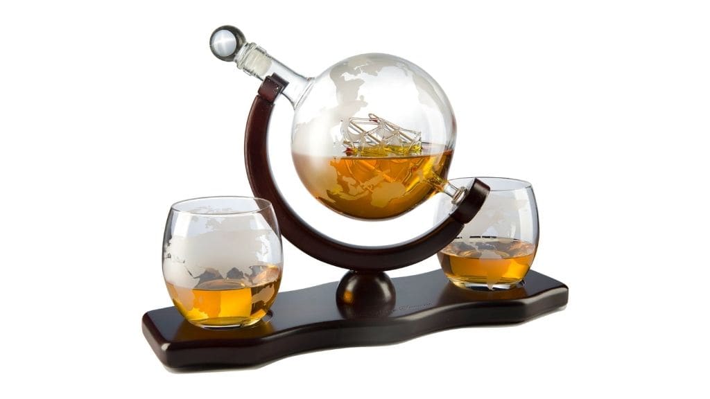 Adventurous Globe Whiskey Decanter
