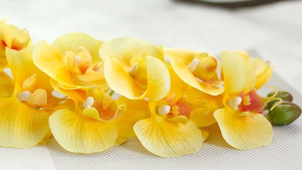 Artificial Silk Orchid Plant with 10 Flowers