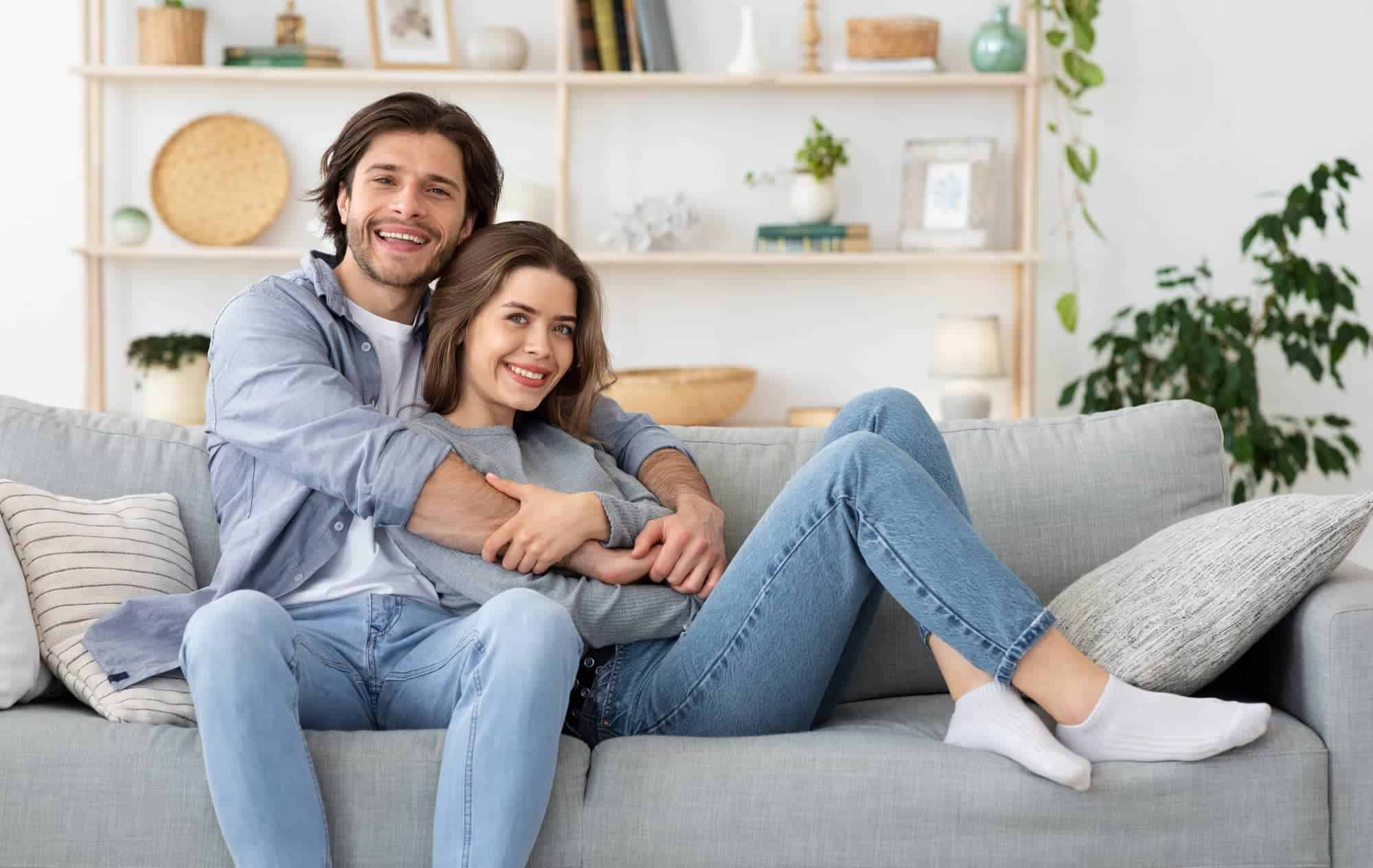 At Home Engagement Photos