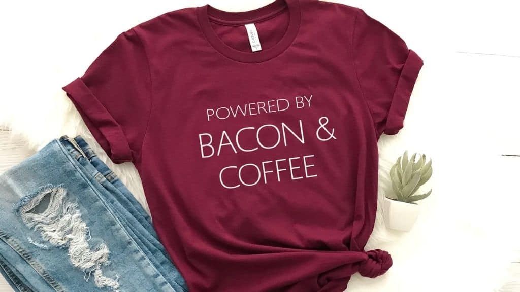 Bacon and Coffee Cotton Shirt