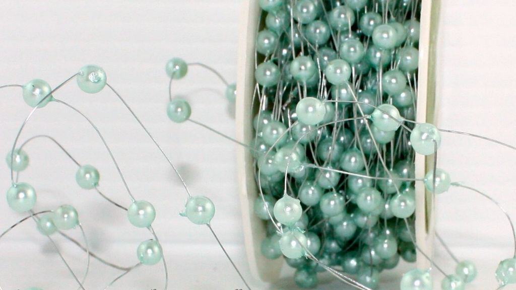 Bead Garland in Robin's Egg Blue