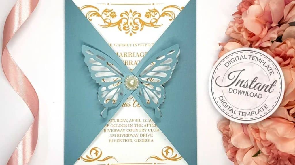 Gate-fold 5x7'' Invitation Template