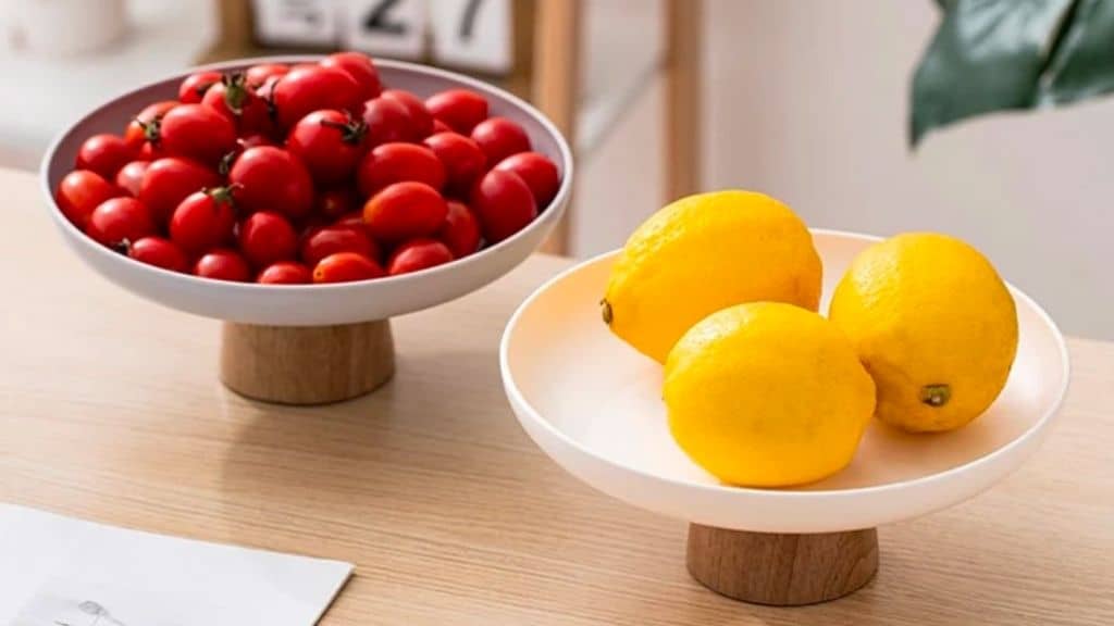 Solid Wood Fruit Display Tray