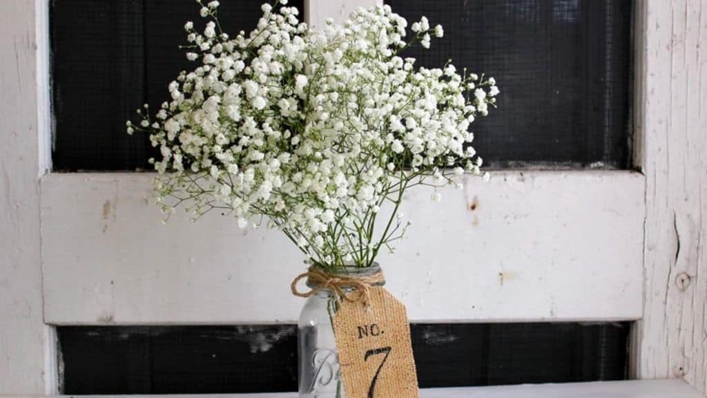 Rustic Burlap Table Number