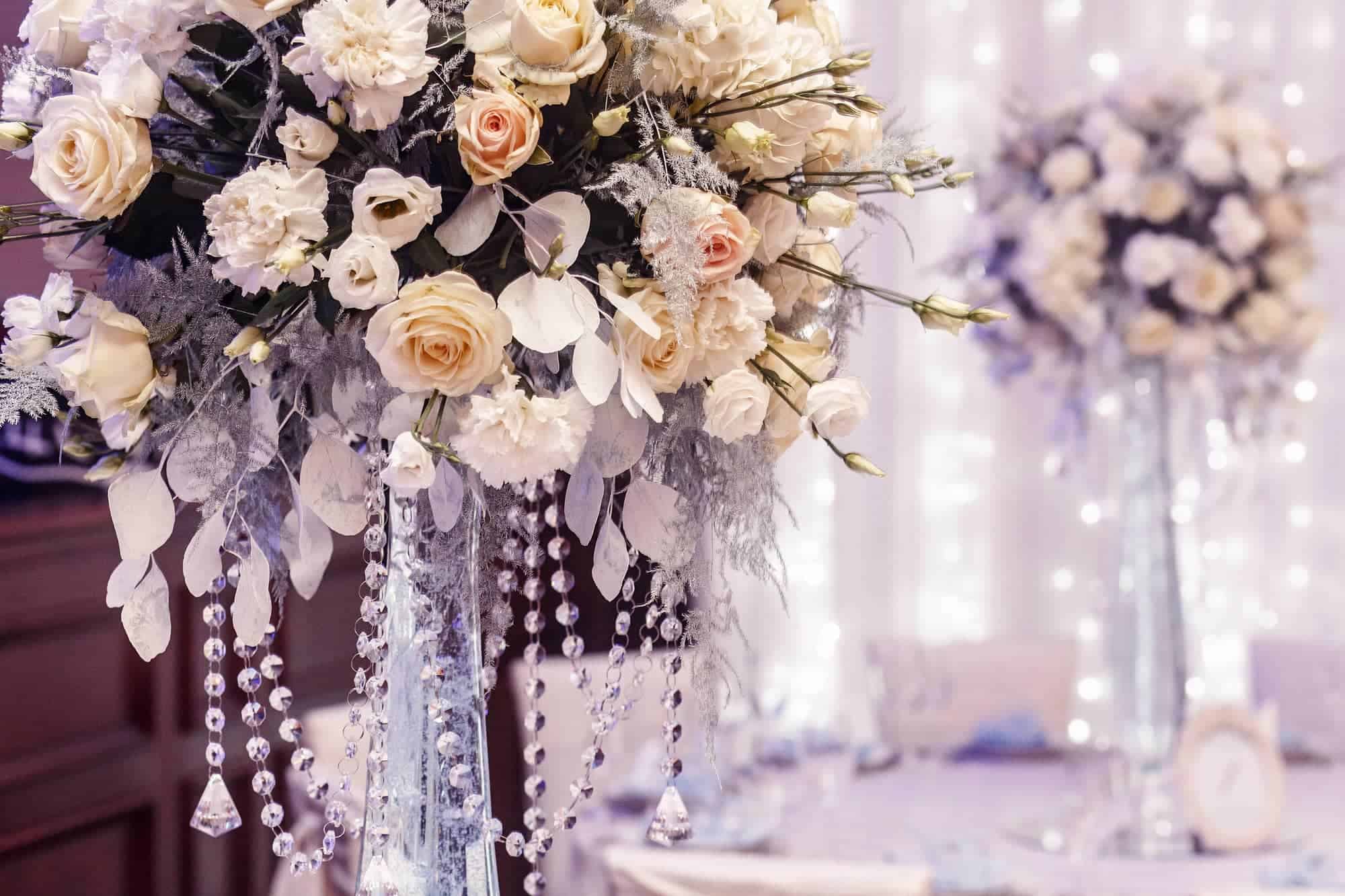 Chandelier Wedding Centerpieces