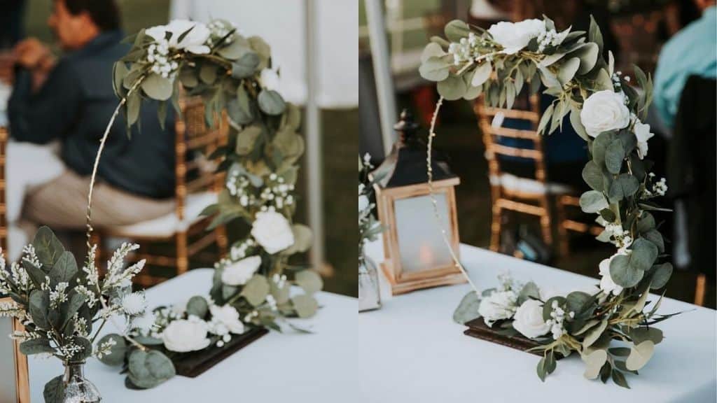 Handcrafted Circular Greenery Centerpiece