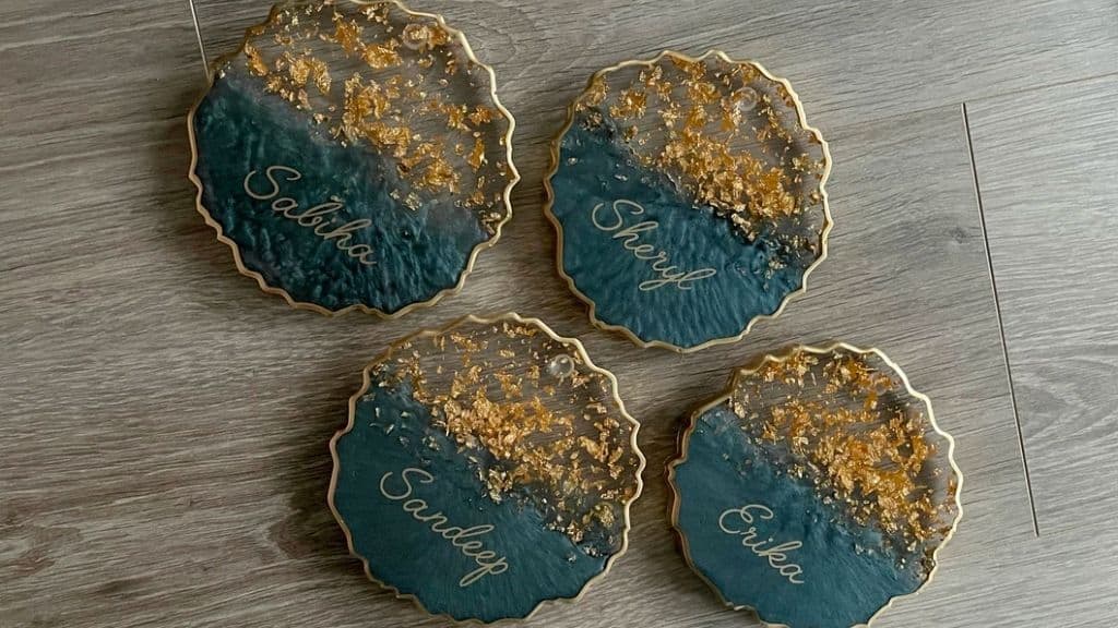 Custom Resin Coasters