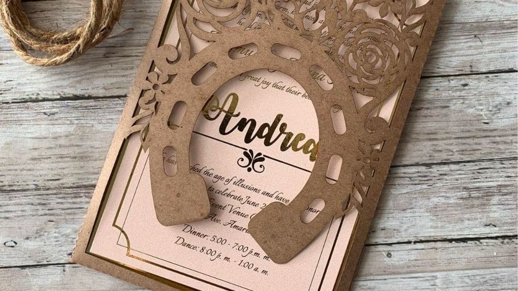 Denim Style Laser Cutting Template SVG