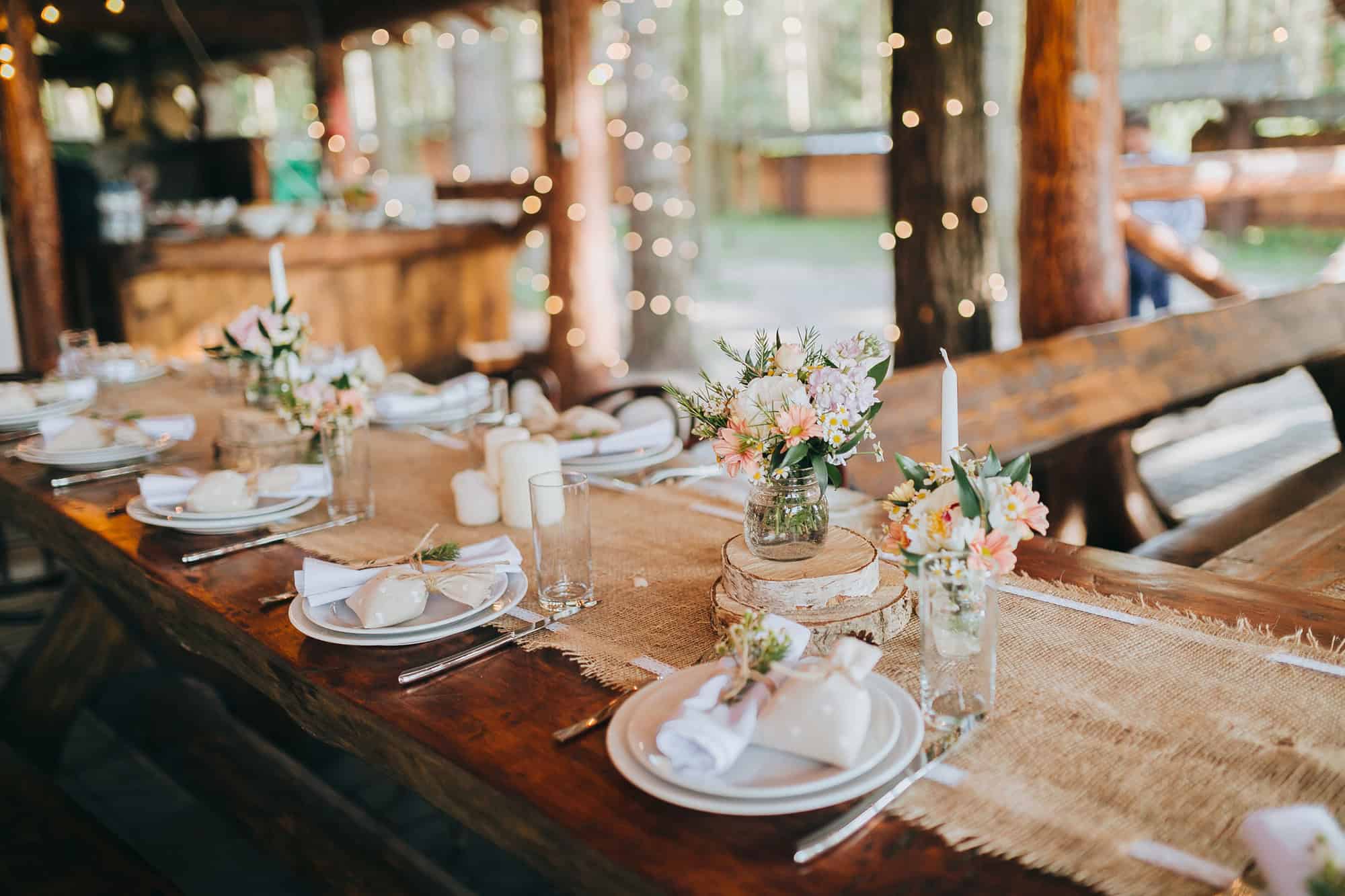 Burlap Centerpieces For Wedding