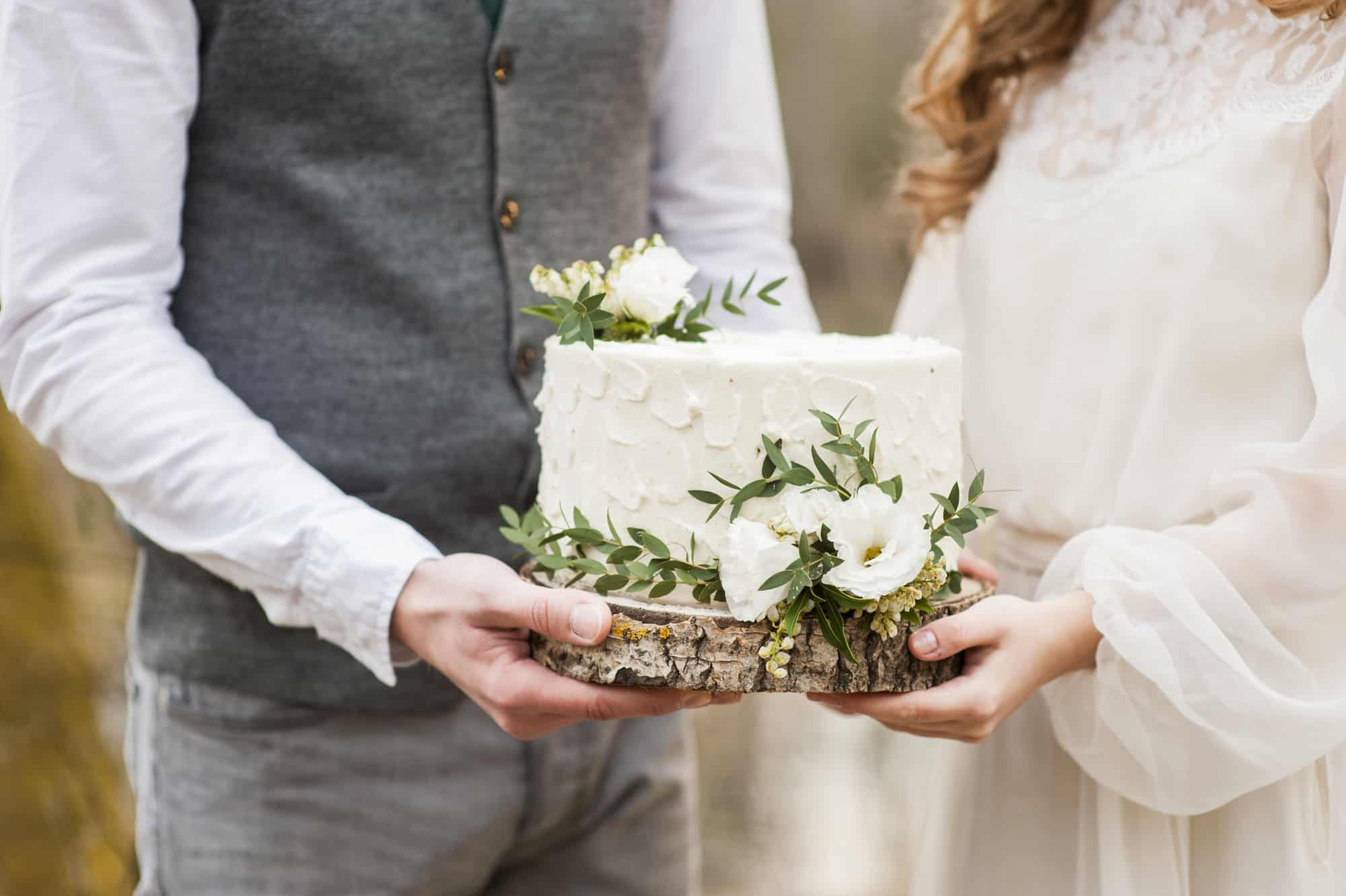 Simple Wedding Cake