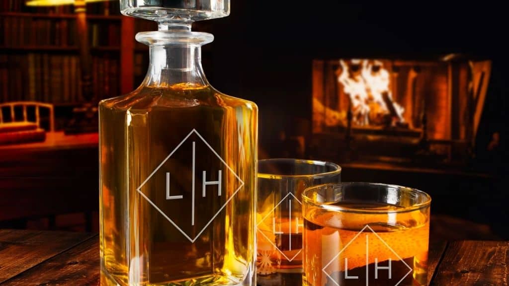Golf Ball Whiskey Chillers with Glass